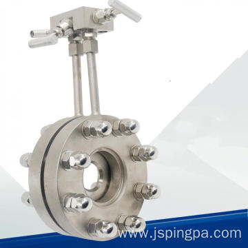 balance standard orifice plate flowmeter